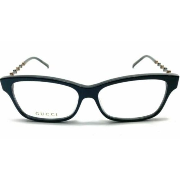 Gucci Women's Black and Gold Eyeglasses! - Picture 2 of 4